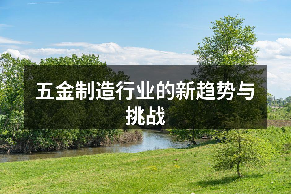 五金制造行业的新趋势与挑战